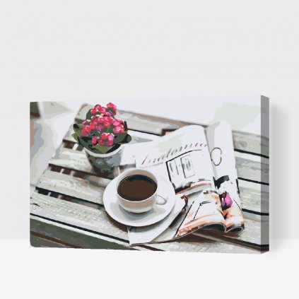 Pintura por números - Lectura en la tarde