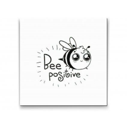 Pintura de diamante - Bee positive