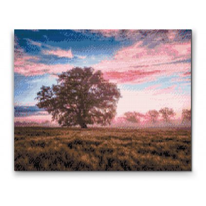 Pintura de diamante - Árbol solitario 3