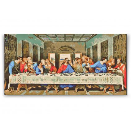 Pintura de diamante - Leonardo da Vinci - La última cena