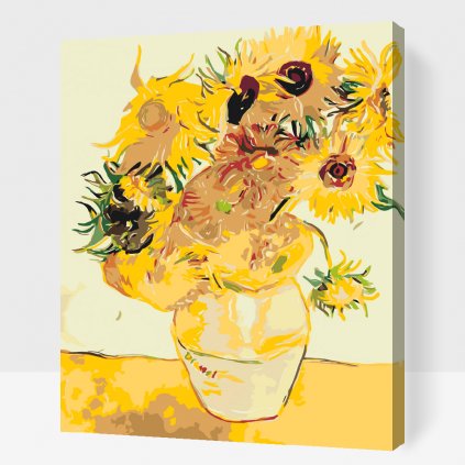 Pintura por números - Vincent Van Gogh - Los girasoles