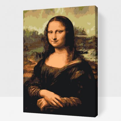 Pintura por números - Leonardo da Vinci - La Gioconda (Mona Lisa)