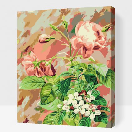 Pintura por números - Rosas vintage 4