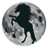 Pintura por números - Silueta de un caballo en la luna