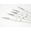 3795 1 set de pinceles blancos 5 unidades