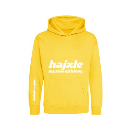 hjzlmjsmzjhlv kids hoodie sun yellow mikina