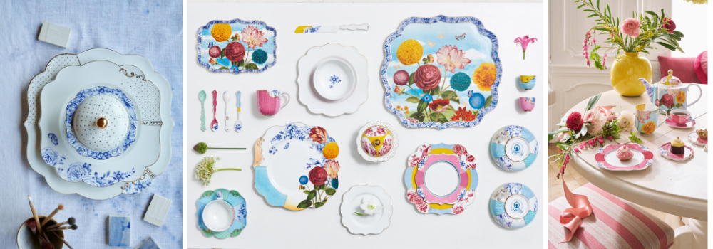 Pip Studio porcelánová kolekce Royal, hrnky, talíře, misky