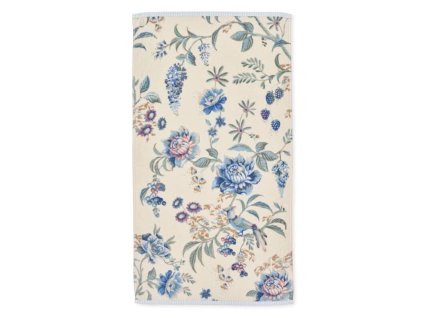 vyr 3172 Pip Studio Secret Garden rucnik na vlasy bilo modry