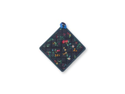 Pip Studio Berry Blues podložka pod hrnec 22x22cm, tmavě modrá