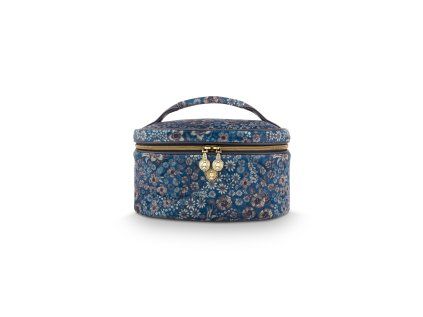 Pip Studio Cleo Quilted Daisy Dreams kosmetický kufr modrý