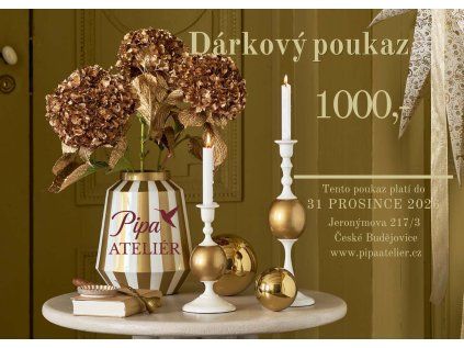 Dárkový poukaz v hodnotě 1000