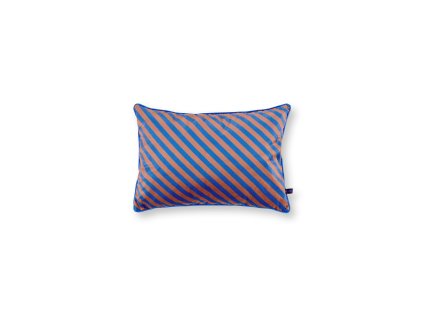 Pip Studio dekorační polštář Block Stripe 35x50 cm,modrý