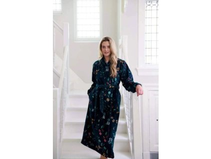 vyr 911 Pip Studio Les Fleurs bavlneny frote zupan hrejivy tmave modry