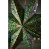 Pip Studio vánoční papírová hvězda 60 cm, tmavě zelená