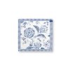 Pip Studio Royal Regal Flower Blue set 4ks látkových ubrousků, modrá