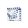 Pip Studio Royal Regal Flower Blue set 4ks látkových ubrousků, modrá