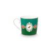 Pip Studio Love Birds Medalion sada 2 ks hrnků 165ml, zelená