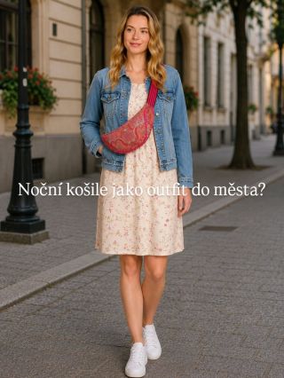 Kdo říká, že luxusní noční košile patří jen do ložnice? 🤔 ✨S Pip Studio můžete bořit pravidla! Stačí vyměnit bačkory za...