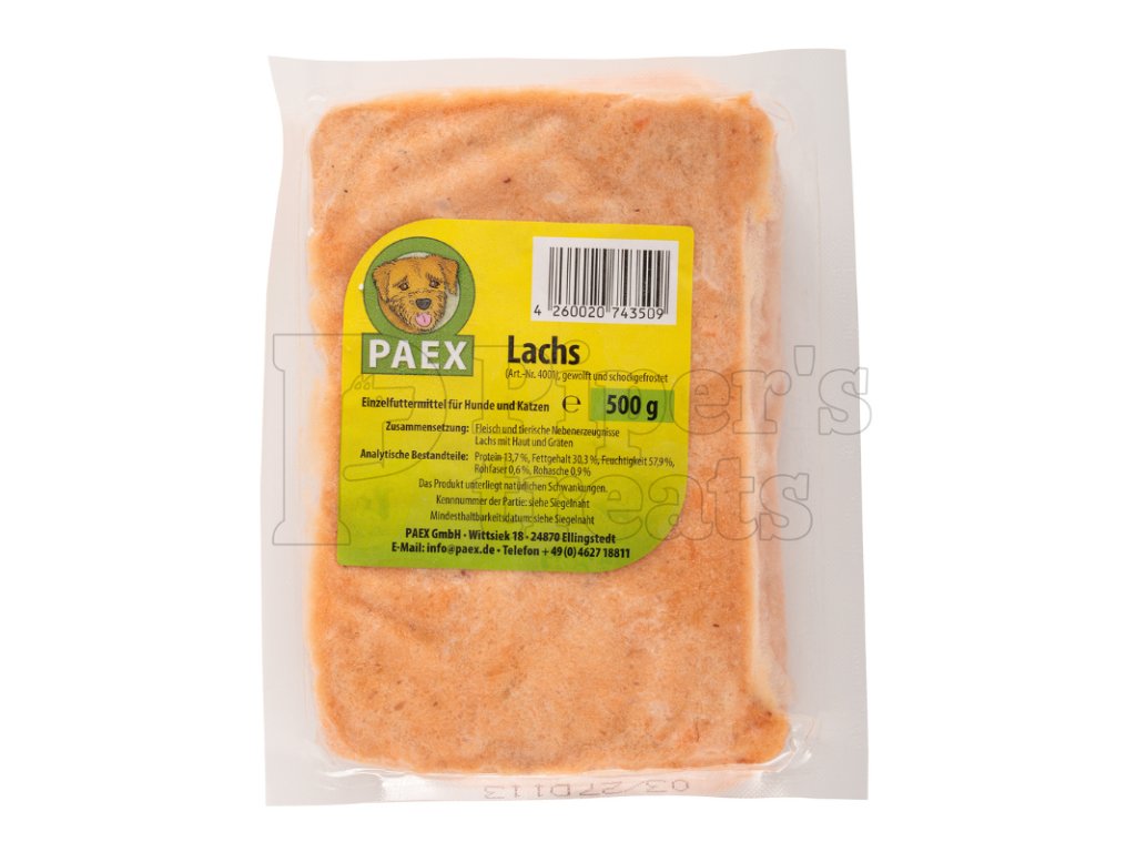 PAEX – BARF losos mletý, omega-3 mäso pre psov a mačky