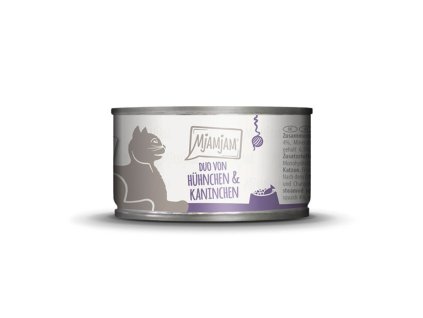 MjAMjAM DUO kuracie a králičie mäso s dusenou tekvicou pre mačky