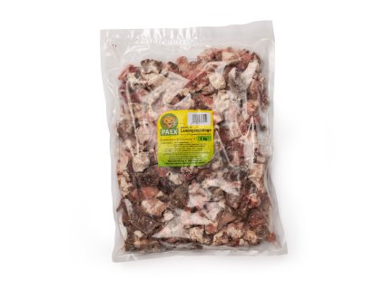 PAEX Kocky z jahňacích vnútorností – mrazené BARF kocky pre psov a mačky