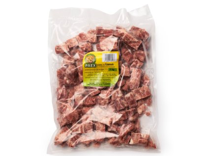 PAEX Kocky z jahňacieho mäsa – jahňacie BARF mäso pre psov a mačky
