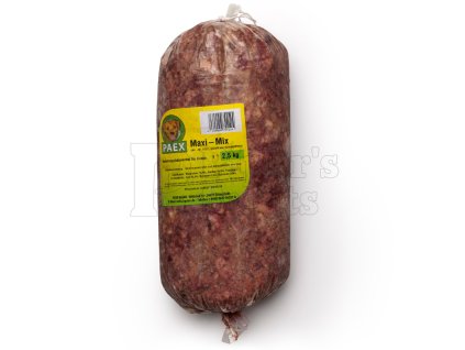 PAEX Maxi MIX z hovädzieho mäsa – BARF hovädzí mix 2,5 kg pre psov