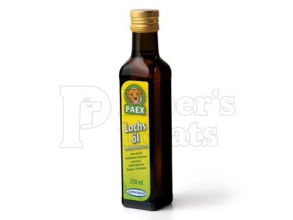 Lososový olej pre psov a mačky Paex, 500 ml – výživový doplnok pre zdravú srsť a pokožku