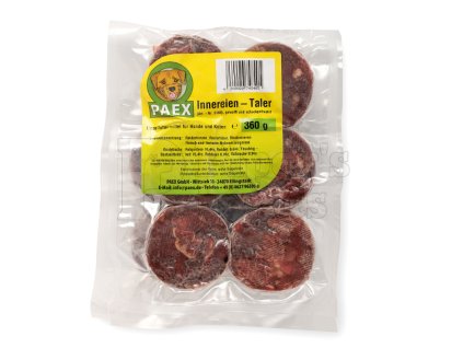 PAEX – Hovädzie vnútornosti v taleroch, BARF mäso pre psov a mačky
