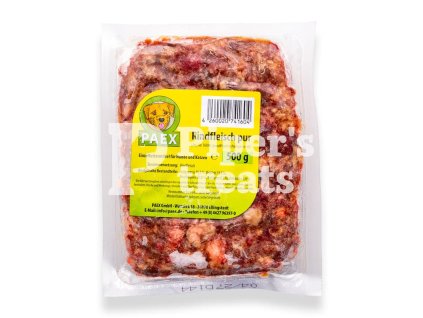 PAEX Hovädzie PUR – jemne mleté hovädzie mäso pre BARF výživu psov a mačiek