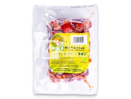 PAEX BIO Morčací guláš 500 g – kvalitné BARF krmivo pre psy a mačky z ekologického chovu, bohaté na bielkoviny a živiny