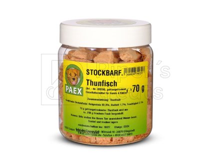 PAEX – Tuniak sušený mrazom, BARF maškrta pre psov a mačky