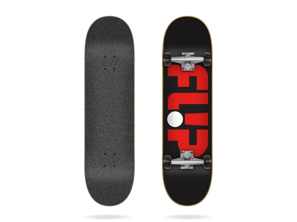 flip odyssey black 8 25 complete skateboard