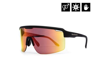 BRÝLE HORSEFEATHERS SCORPIO BLACK/RED