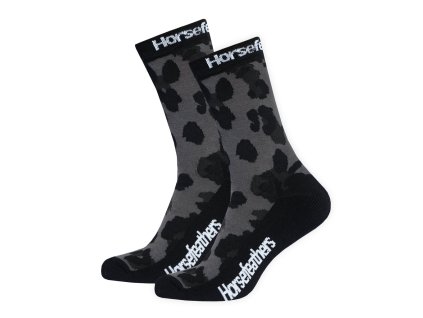 PONOŽKY HORSEFEATHERS JULP STR BLACK