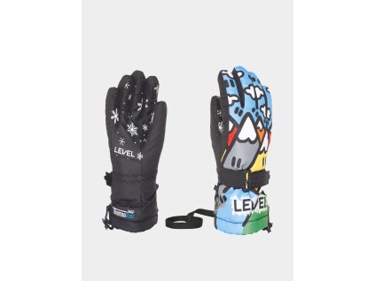 1568002 rukavice level junior jr pk rainbow