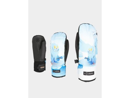 1447319 rukavice level vertigo teen mitt jr light blue