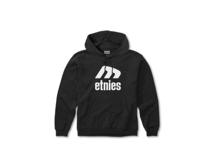 MIKINA ETNIES ICON E BLACKWHITE