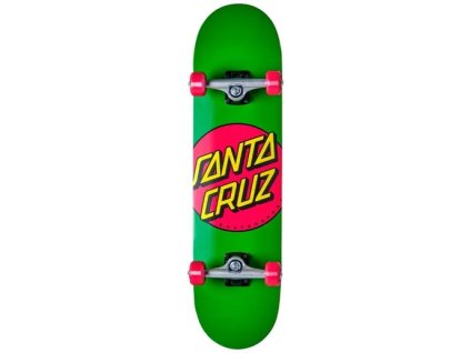 santa cruz classic dot complete skateboard tf