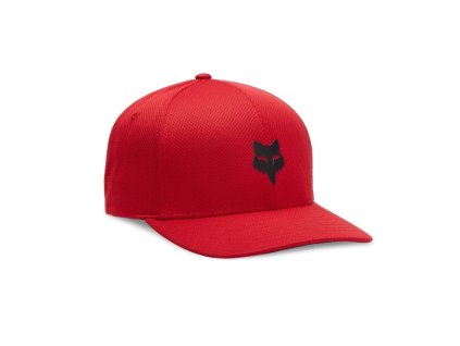 9448 2 panska cepice fox fox head tech flexfit hat flame red