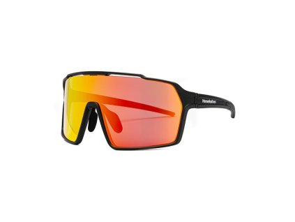 BRÝLE HORSEFEATHERS NEUTRON BLACK/RED