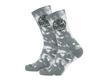 PONOŽKY HORSEFEATHERS DICE WHITE