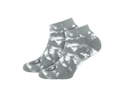 PONOŽKY HORSEFEATHERS DICE LOW WHITE