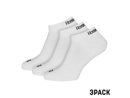 PONOŽKY HORSEFEATHERS LENI 3PACK WHITE