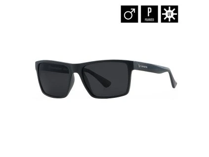 BRÝLE HORSEFEATHERS MERLIN MATT BLACK/GR