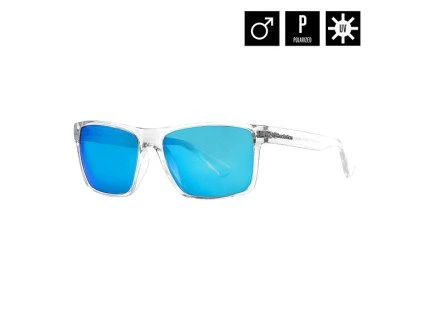 BRÝLE HORSEFEATHERS MERLIN CRYSTAL/BLUE