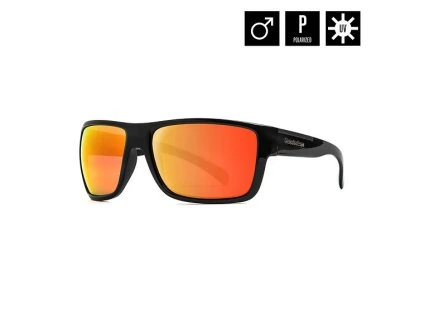 BRÝLE HORSEFEATHERS ZENITH MATT BLACK/RE