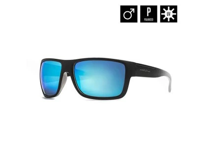 BRÝLE HORSEFEATHERS ZENITH BLACK/MIR BLU