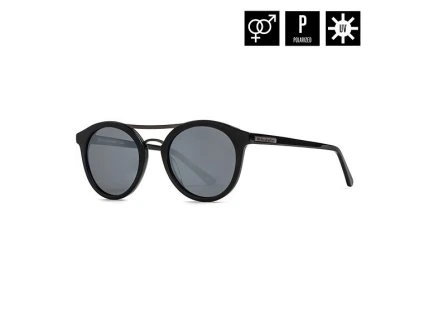 BRÝLE HORSEFEATHERS NOMAD BLACK/WHITE
