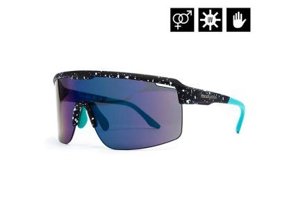 BRÝLE HORSEFEATHERS SCORPIO BLACK S/GREE